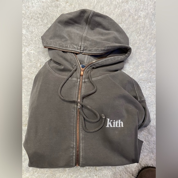 KITH Hoodie Rose Gold Zipper - Picture 2 of 7